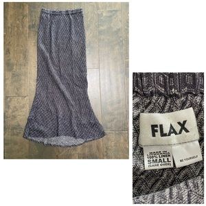 FLAX linen maxi skirt, XS/S